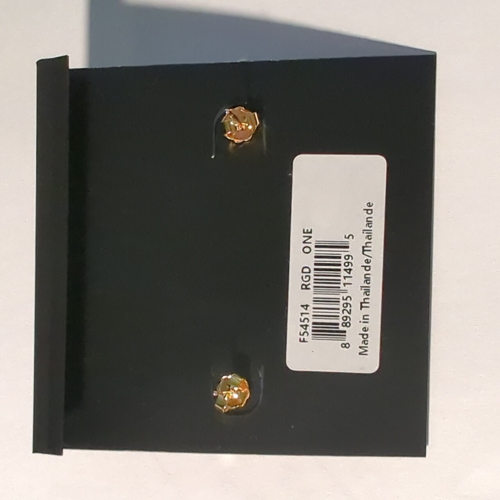 Coach Enamel Signature Earrings NWT - Picture 3 of 3